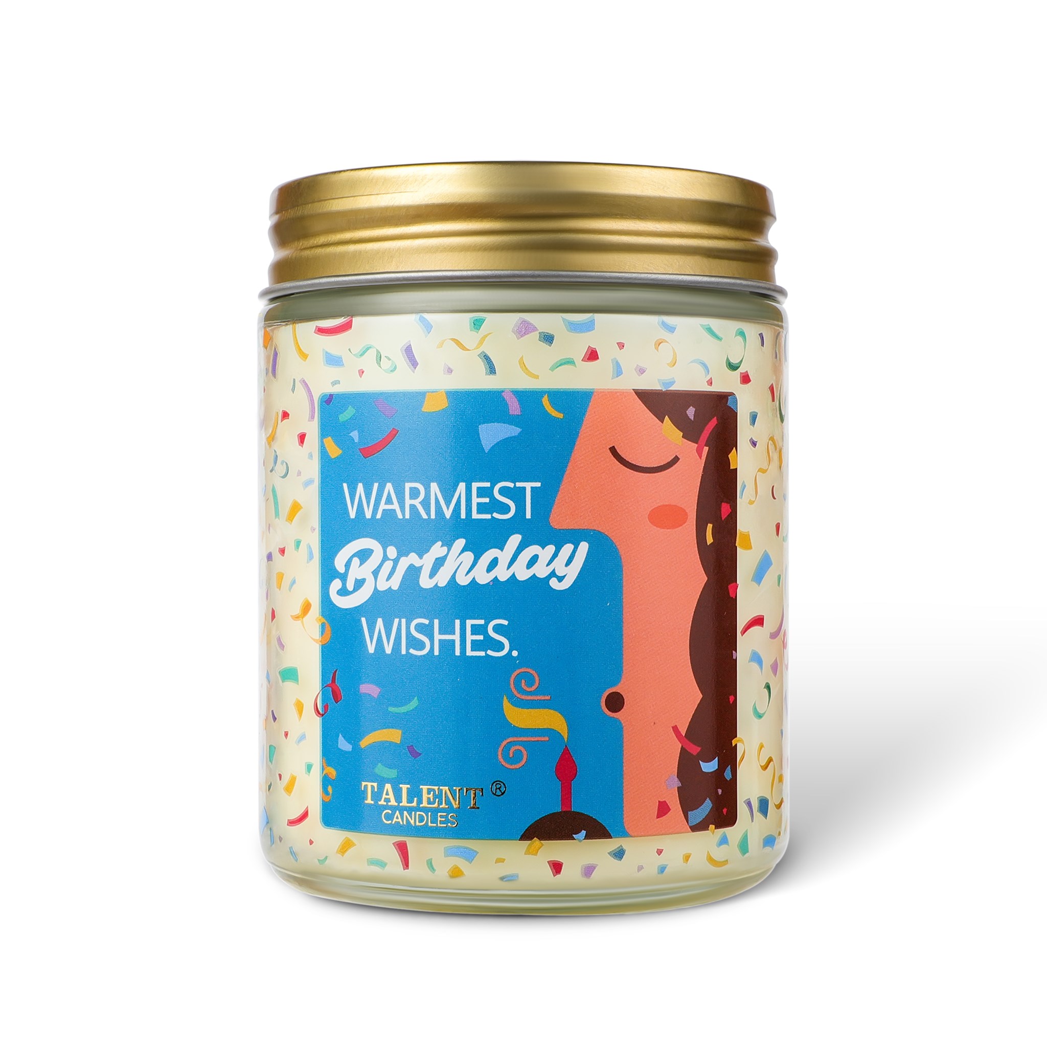Picture of Happy Birthday Gifts | Happy Birthday Candle for Women, Girls, Best Friend, Birthday Gifts Ideas - French Riviera Scented Candles